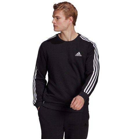 Bluza męska adidas Essentials Sweatshirt czarna GK9078 Adidas Bluza męska adidas Essentials Sweatshirt czarna GK9078 Adidas