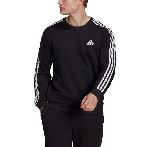Bluza męska adidas Essentials Sweatshirt czarna GK9078 Adidas Bluza męska adidas Essentials Sweatshirt czarna GK9078 Adidas