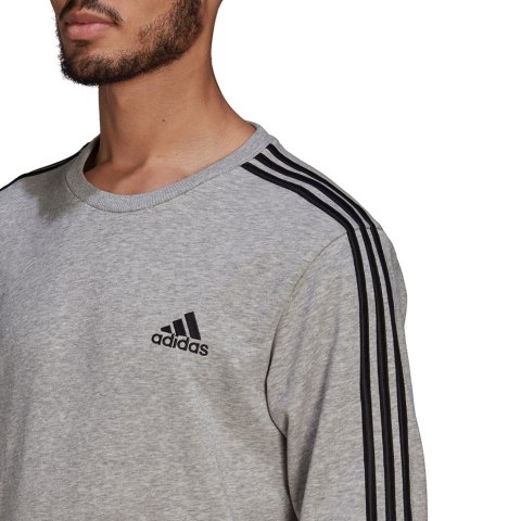 Bluza męska adidas Essentials Sweatshirt szara GK9101 Adidas