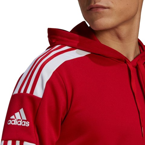 Bluza męska adidas Squadra 21 Hoodie czerwona GP6435 Adidas teamwear Bluza męska adidas Squadra 21 Hoodie czerwona GP6435 Adidas teamwear