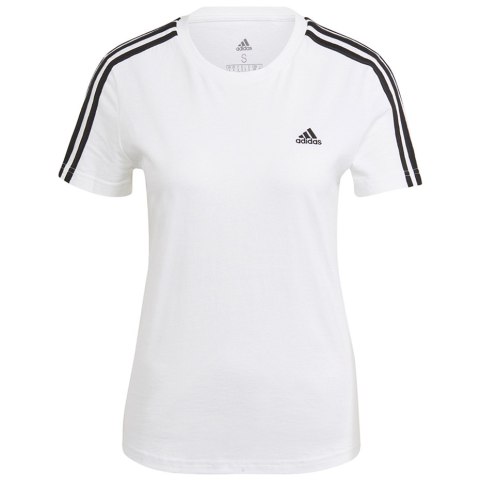 Koszulka damska adidas Essentials Slim T-Shirt biała GL0783 Adidas Koszulka damska adidas Essentials Slim T-Shirt biała GL0783 Adidas