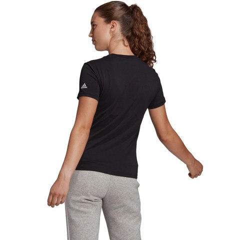 Koszulka damska adidas Essentials Slim T-Shirt czarna GL0769 Adidas Koszulka damska adidas Essentials Slim T-Shirt czarna GL0769 Adidas