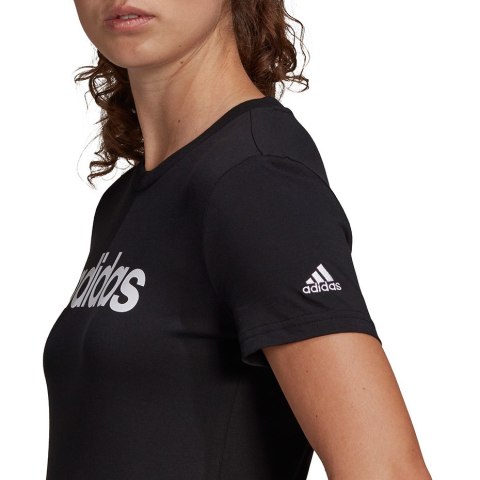 Koszulka damska adidas Essentials Slim T-Shirt czarna GL0769 Adidas Koszulka damska adidas Essentials Slim T-Shirt czarna GL0769 Adidas