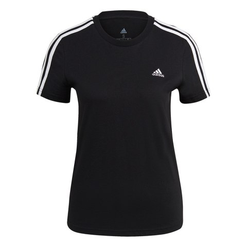 Koszulka damska adidas Essentials Slim T-Shirt czarna GL0784 Adidas Koszulka damska adidas Essentials Slim T-Shirt czarna GL0784 Adidas