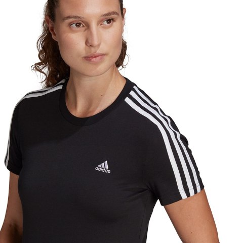 Koszulka damska adidas Essentials Slim T-Shirt czarna GL0784 Adidas Koszulka damska adidas Essentials Slim T-Shirt czarna GL0784 Adidas