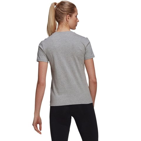 Koszulka damska adidas Essentials Slim T-shirt szara GL0785 Adidas Koszulka damska adidas Essentials Slim T-shirt szara GL0785 Adidas