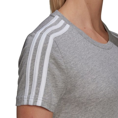 Koszulka damska adidas Essentials Slim T-shirt szara GL0785 Adidas Koszulka damska adidas Essentials Slim T-shirt szara GL0785 Adidas