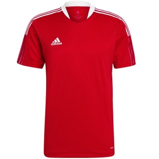 Koszulka męska adidas Tiro 21 Training Jersey czerwona GM7588 Adidas teamwear
