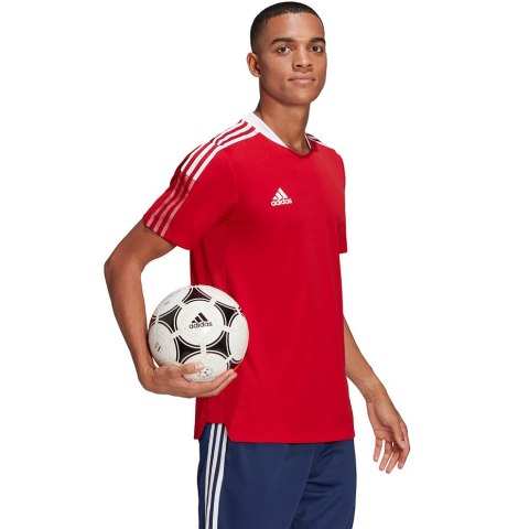 Koszulka męska adidas Tiro 21 Training Jersey czerwona GM7588 Adidas teamwear