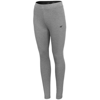 Legginsy damskie 4F średni szary melanż H4L21 LEG010 24M 4F