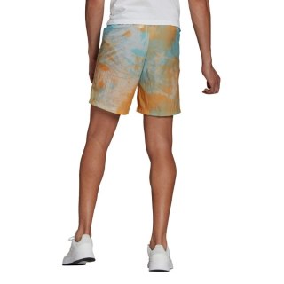 Spodenki męskie adidas Essentials Short pomarańczowo-zielone GK9620 Adidas