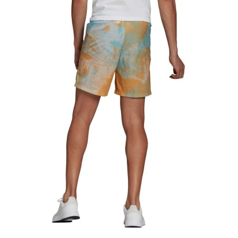 Spodenki męskie adidas Essentials Short pomarańczowo-zielone GK9620 Adidas Spodenki męskie adidas Essentials Short pomarańczowo-zielone GK9620 Adidas