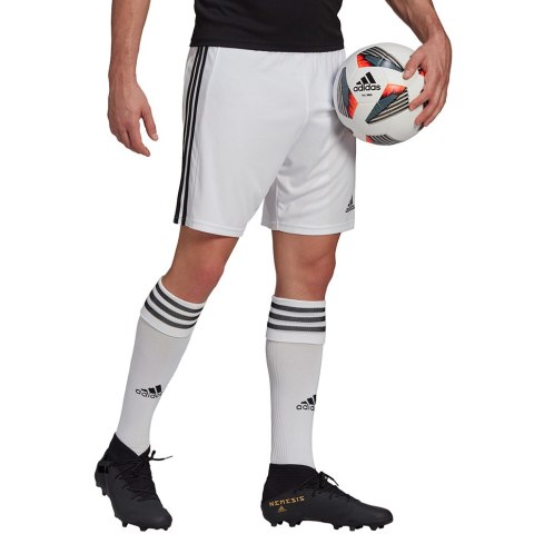Spodenki męskie adidas Squadra 21 Short białe GN5773 Adidas teamwear Spodenki męskie adidas Squadra 21 Short białe GN5773 Adidas teamwear