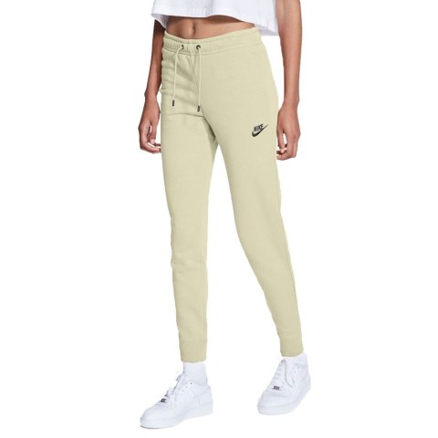 Spodnie damskie Nike Essntl Flc Mr Pnt Tight beżowe BV4099 113 Nike Spodnie damskie Nike Essntl Flc Mr Pnt Tight beżowe BV4099 113 Nike