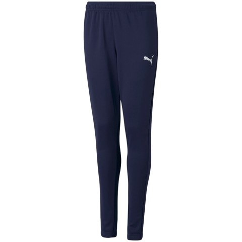 Spodnie dla dzieci Puma teamRISE Poly Training Pants Jr granatowe 657391 06 Puma Spodnie dla dzieci Puma teamRISE Poly Training Pants Jr granatowe 657391 06 Puma