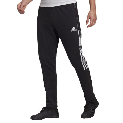 Spodnie męskie adidas Tiro 21 Sweat Pants czarne GM7336 Adidas teamwear Spodnie męskie adidas Tiro 21 Sweat Pants czarne GM7336 Adidas teamwear