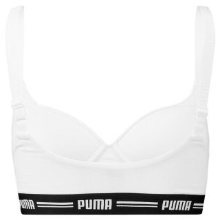 Stanik sportowy damski Puma Padded Top 1P Hang biały 907863 05 Puma