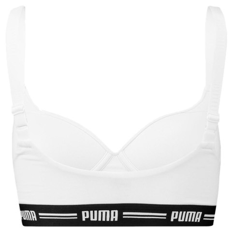 Stanik sportowy damski Puma Padded Top 1P Hang biały 907863 05 Puma Stanik sportowy damski Puma Padded Top 1P Hang biały 907863 05 Puma