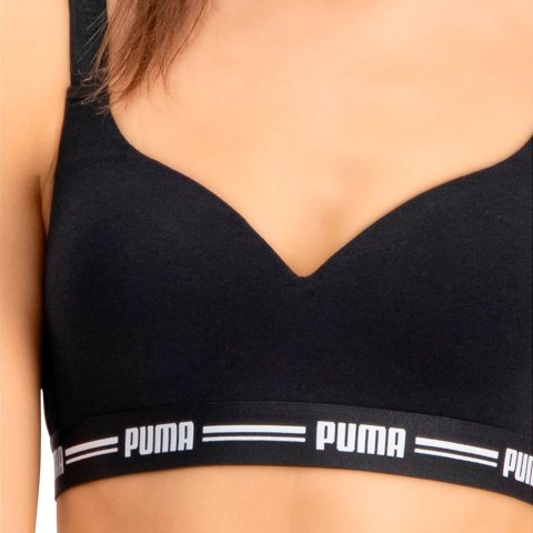 Stanik sportowy damski Puma Padded Top 1P Hang czarny 907863 04 Puma