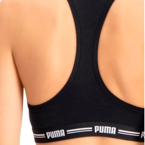 Stanik sportowy damski Puma Racer Back Top 1P Hang czarny 907862 04 Puma Stanik sportowy damski Puma Racer Back Top 1P Hang czarny 907862 04 Puma