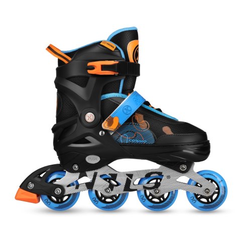 NA13808 ŁYŻWOROLKI COSMO NIEBIESKIE ROZM. L(38-41) NILS EXTREME NILS EXTREME