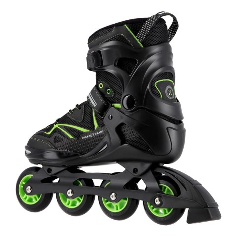 NA9022 CZARNO/ZIELONE ROZM 41 ŁYŻWOROLKI NILS EXTREME NILS EXTREME