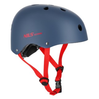 MTW001-1 KASK SZARO-CZERWONY ROZM. L(58-61CM) NILS EXTREME NILS EXTREME