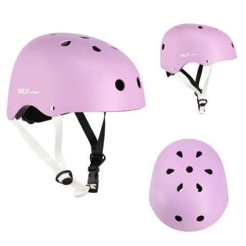 MTW001 FIOLETOWY ROZM. XS(48-52CM) KASK NILS EXTREME NILS EXTREME