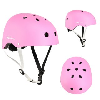 MTW001 RÓŻOWY ROZM. S(52-56CM) KASK NILS EXTREME NILS EXTREME