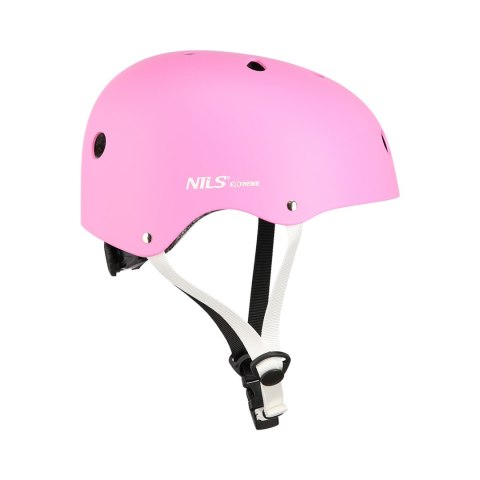 MTW001 RÓŻOWY ROZM. S(52-56CM) KASK NILS EXTREME NILS EXTREME