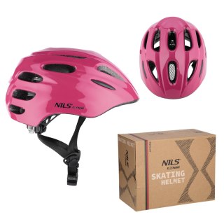 MTW01 LED RÓŻOWY ROZM. XXS (48-54 cm) NILS EXTREME NILS EXTREME
