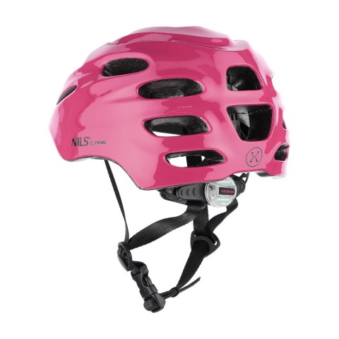 MTW01 LED RÓŻOWY ROZM. XXS (48-54 cm) NILS EXTREME NILS EXTREME