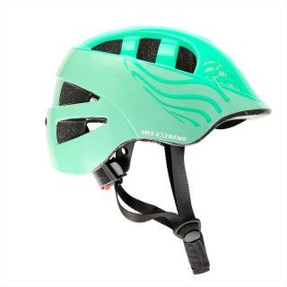 MTW08 ZIELONY ROZM. XS (48-52CM) KASK DZIECIĘCY NILS EXTREME NILS EXTREME