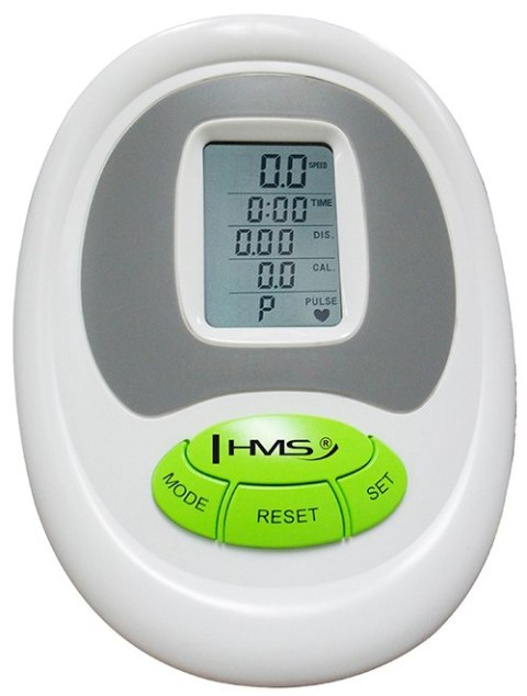 R9259* POZIOMY ROWER STACJONARNY MAGNETYCZNY HMS (9 KG) biało-zielony HMS