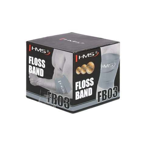 FB03 GRAY 1.5 x 50 x 2080 MM FLOSS BAND GUMA DO ĆWICZEŃ HMS HMS