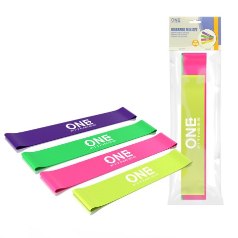 PBF SET04 ZESTAW GUM DO ĆWICZEŃ ONE FITNESS ONE FITNESS