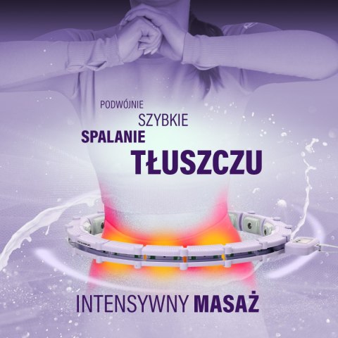 HHM14 HULA HOP VIOLET Z MAGNESAMI I OBCIĄŻNIKIEM + LICZNIK HMS HMS