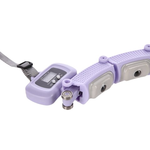 HHM14 HULA HOP VIOLET Z MAGNESAMI I OBCIĄŻNIKIEM + LICZNIK HMS HMS