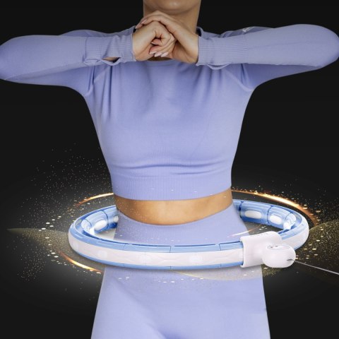 HHM15 HULA HOP BLUE Z MAGNESEM I OBCIĄŻNIKIEM + LICZNIK HMS HMS