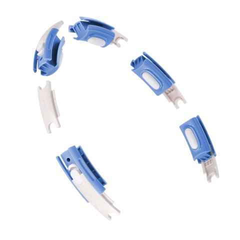 HHM15 HULA HOP BLUE Z MAGNESEM I OBCIĄŻNIKIEM + LICZNIK HMS HMS