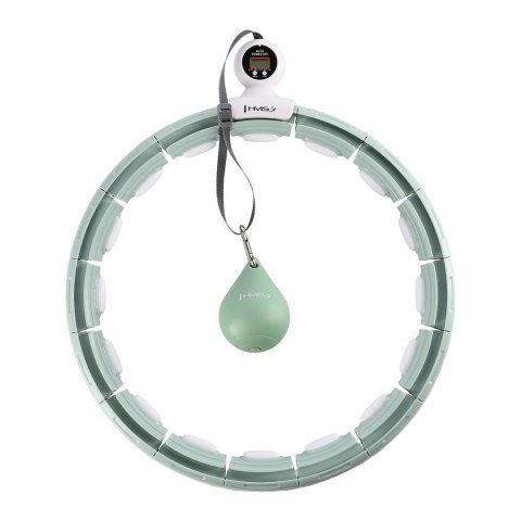 HHM15 HULA HOP GREEN Z MAGNESEM I OBCIĄŻNIKIEM + LICZNIK HMS HMS
