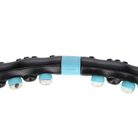 HHP006 BLACK-BLUE HULA HOP MASUJĄCY Z MAGNESAMI 98CM HMS HMS