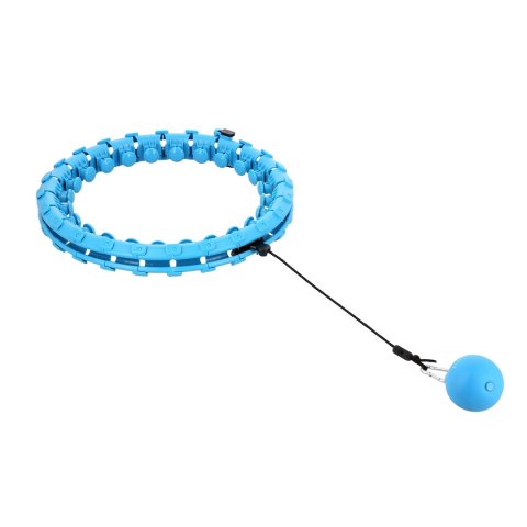 HHW01 HULA HOP BLUE Z WYPUSTKAMI I OBCIĄŻNIKIEM HMS HMS