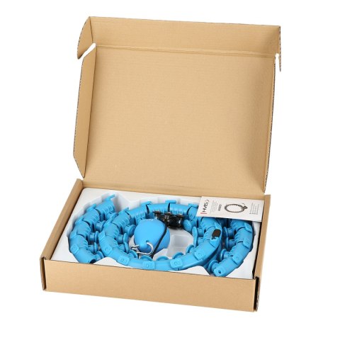 HHW01 HULA HOP BLUE Z WYPUSTKAMI I OBCIĄŻNIKIEM HMS HMS