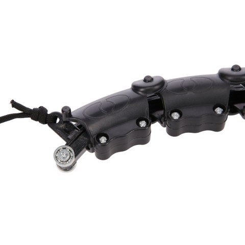 HHW02 HULA HOP BLACK Z WYPUSTKAMI I OBCIĄŻNIKIEM HMS HMS