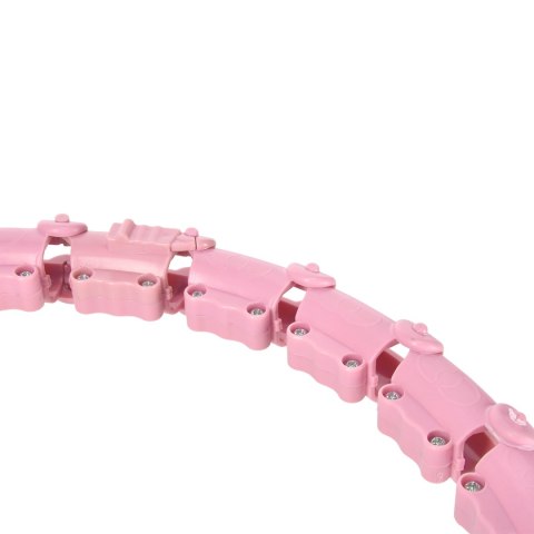 HHW02 HULA HOP LIGHT PINK Z WYPUSTKAMI I OBCIĄŻNIKIEM HMS HMS