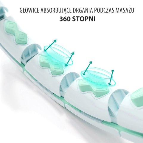 HHW06 HULA HOP GREEN Z WYPUSTKAMI I OBCIĄŻNIKIEM + LICZNIK HMS HMS
