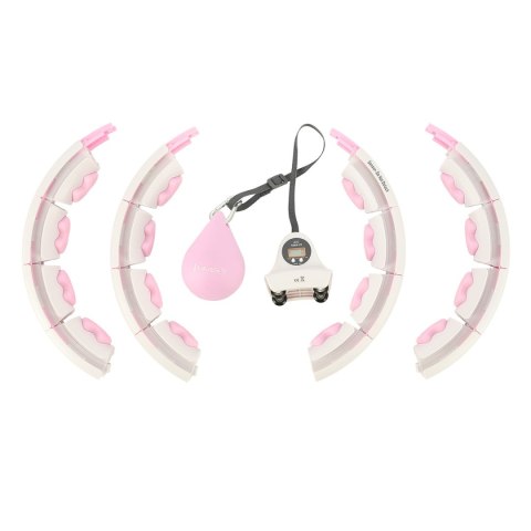 HHW06 HULA HOP PINK Z WYPUSTKAMI I OBCIĄŻNIKIEM + LICZNIK HMS HMS