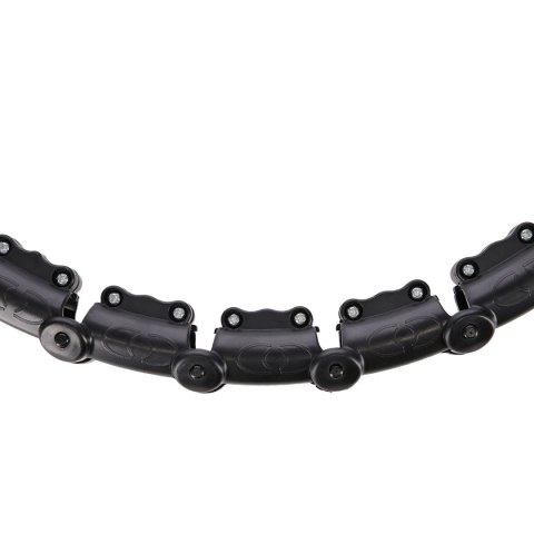 HHW11 PLUS SIZE HULA HOP BLACK Z WYPUSTKAMI I OBCIĄŻNIKIEM HMS HMS