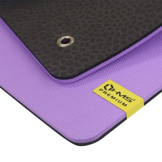 MFK01 VIOLET-BLACK MATA FITNESS KLUBOWA Z OTWORAMI HMS PREMIUM HMS PREMIUM